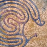 Mola-Labyrinth beige